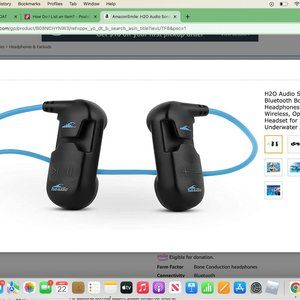 H2O Underwater Bluetooth Headphones